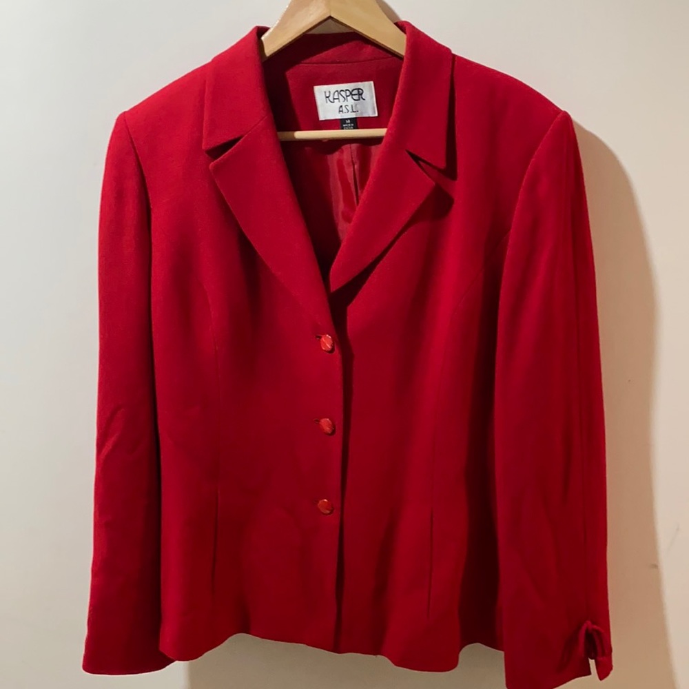 Kasper Red Jacket